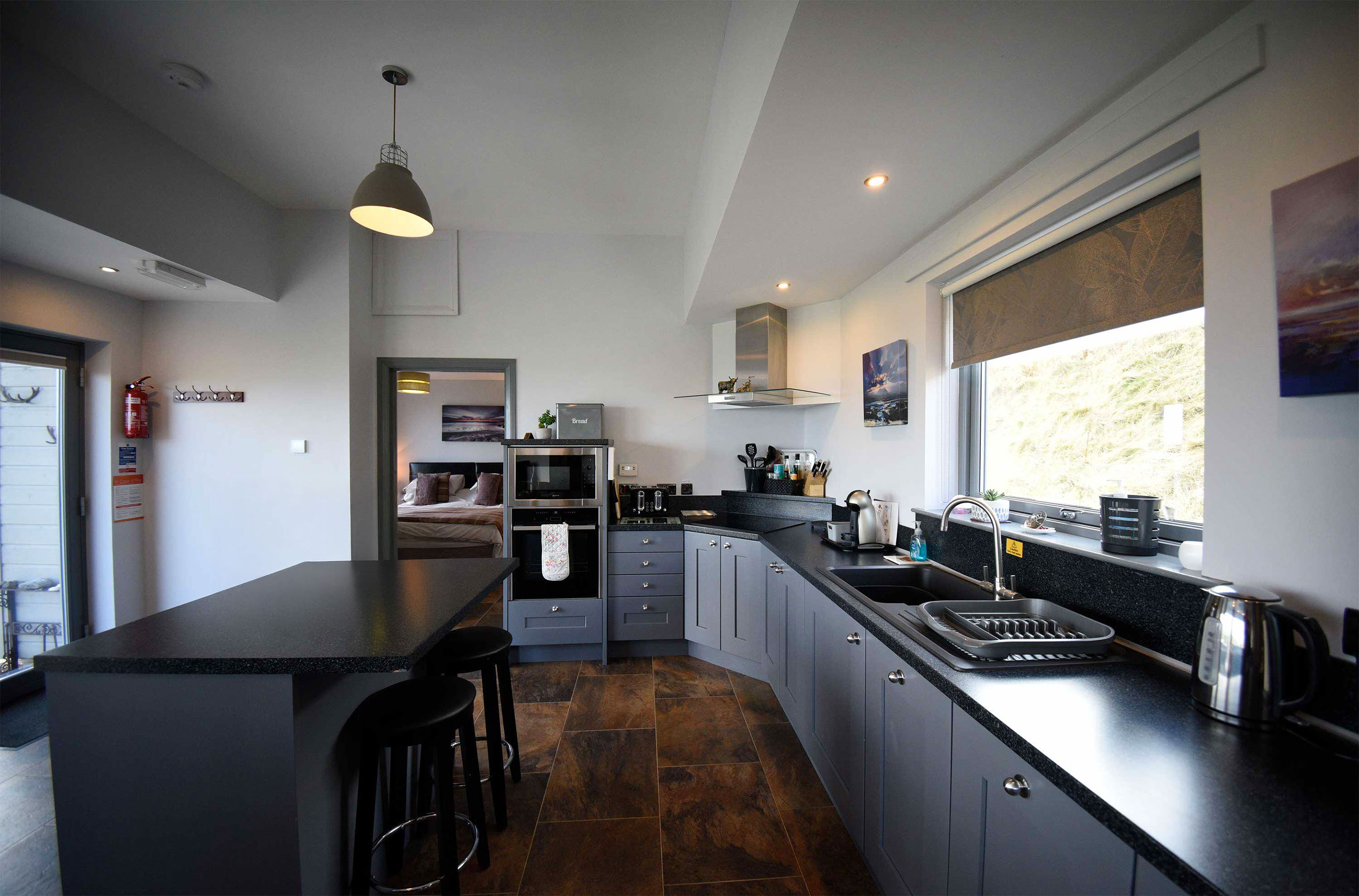 Brogaig Cottages contain excellent facilities including modern kitchens 